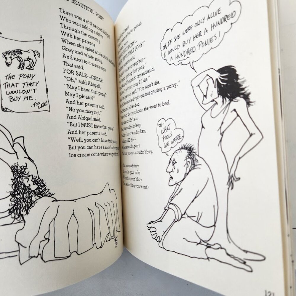 A Light in the Attic Shel Silverstien Poem Book Hardcover w/ Dust Cover Vintage - Picture 6 of 16